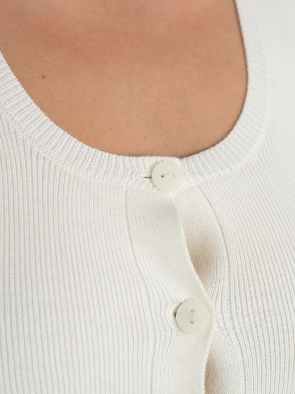 Knit top Hvid | Skagen - clothing.dk